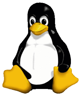Tux the penguin, the official mascot of Linux
