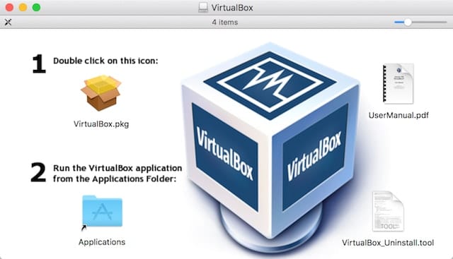 The Oracle VM VirtualBox installer window. 