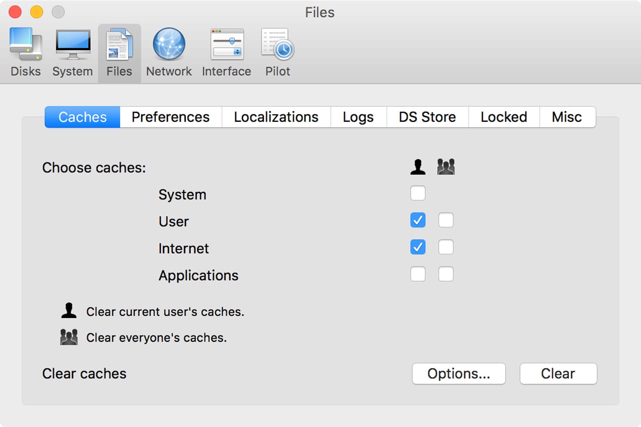 Cache files. Applications на маке что это. File - preferences где находится.