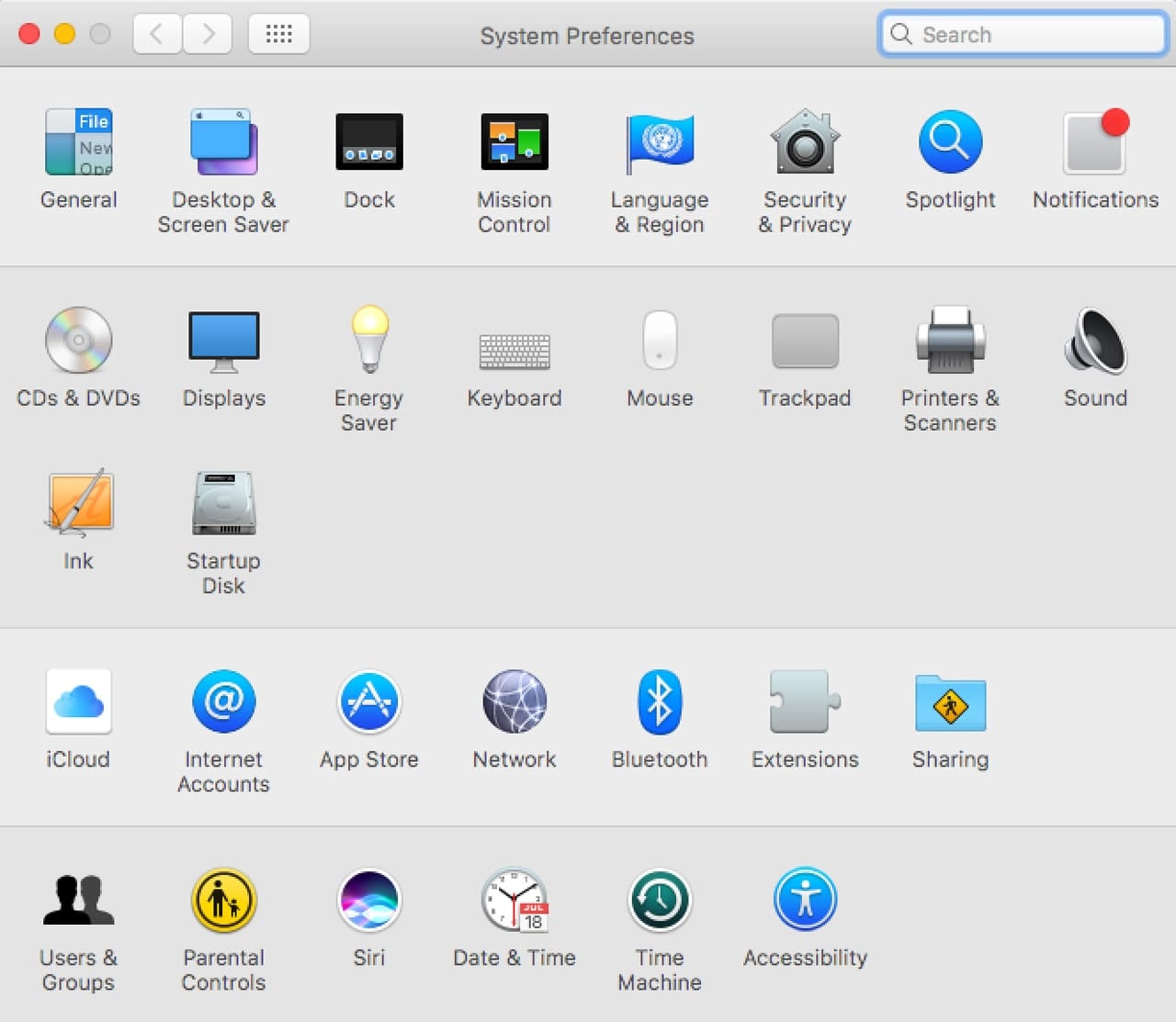 mac system preferences frozen