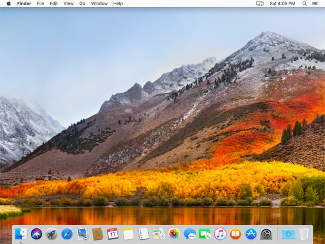 location for mac high sierra photo