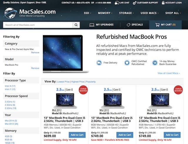 Used MacBook Pros for as little as $699? Sign me up!