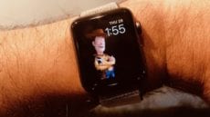 Sheriff Woody appears to be bored with hanging around on my wrist (he was blinking when I took the photo)