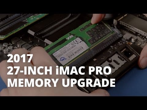 Grønthandler Trække ud Arkæologiske How to Upgrade the Memory in the Late 2017 iMac Pro