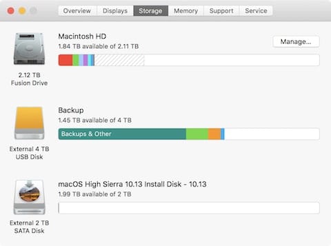 macbook disc cleanup