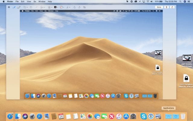 take a screenshot in mac os