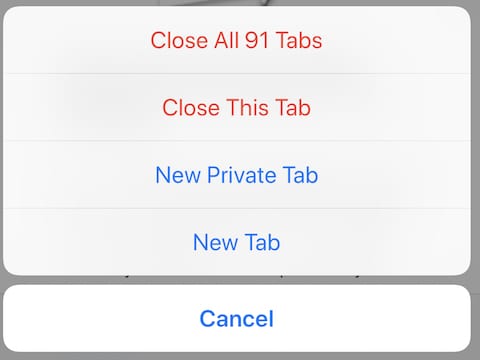 Quick Tip Closing All Safari Tabs At Once on an iPhone