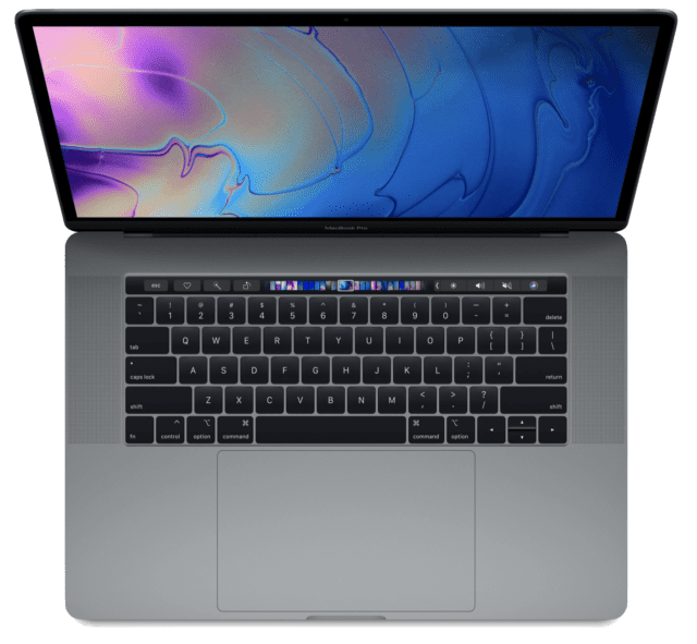 MacBook Pro 15-inch with Touch Bar and Touch ID. Image via Apple.com