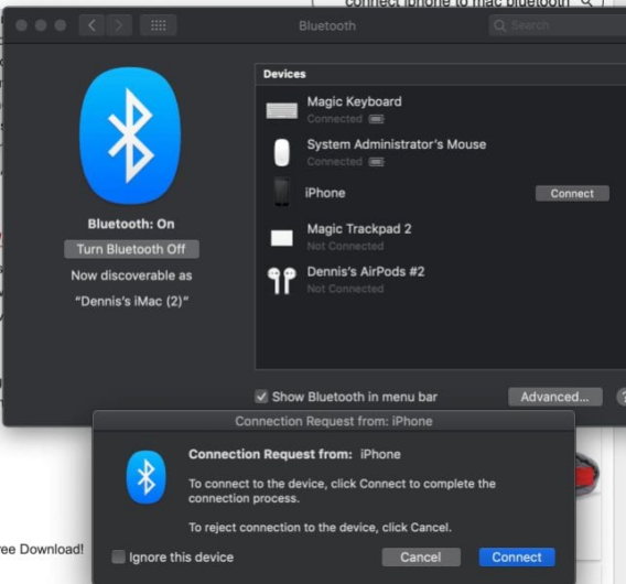 How to Connect Your iPhone to Your Mac via Bluetooth