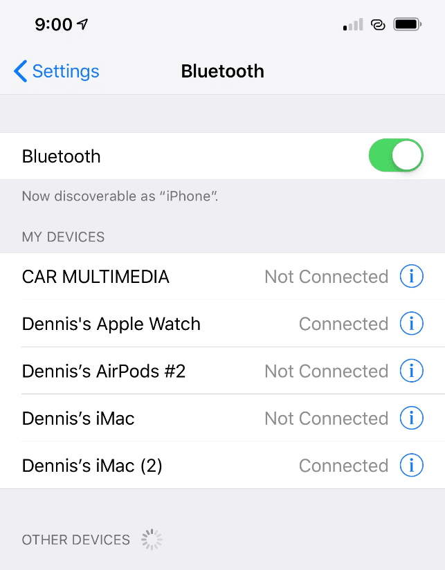 Set up best sale bluetooth device mac