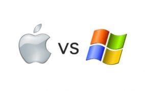Mac vs PC Logos
