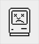 Image of a sad mac icon