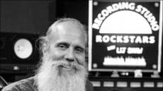 Recording Engineer Lij Shaw in recording rockstars studio