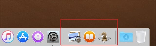 A new section of the Dock is reserved for displaying up to three recently used apps