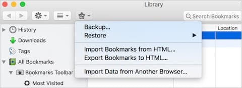 Import Data from Another Browser