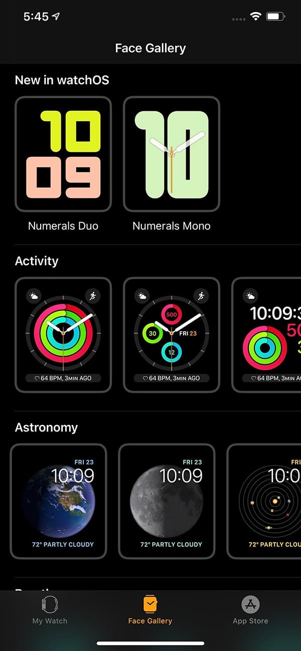 Two new Watch faces for 3rd-Generation Apple Watch