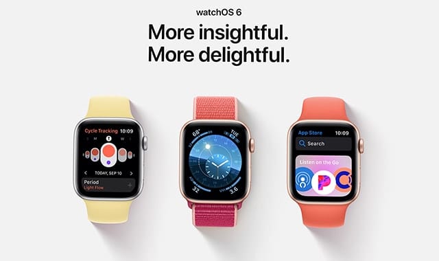 Three Apple Watches