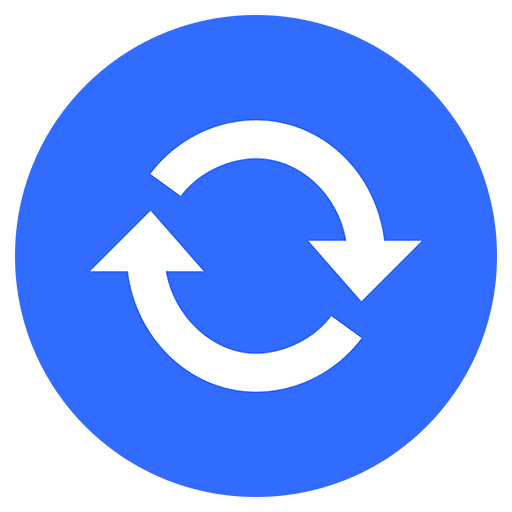 Blue Sync Icon