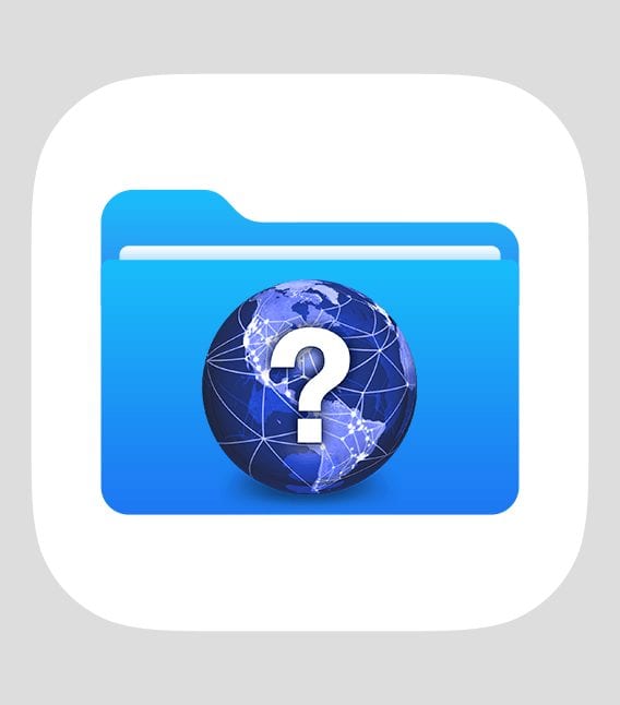 iOS Files App icon with ConnectToIcon icon