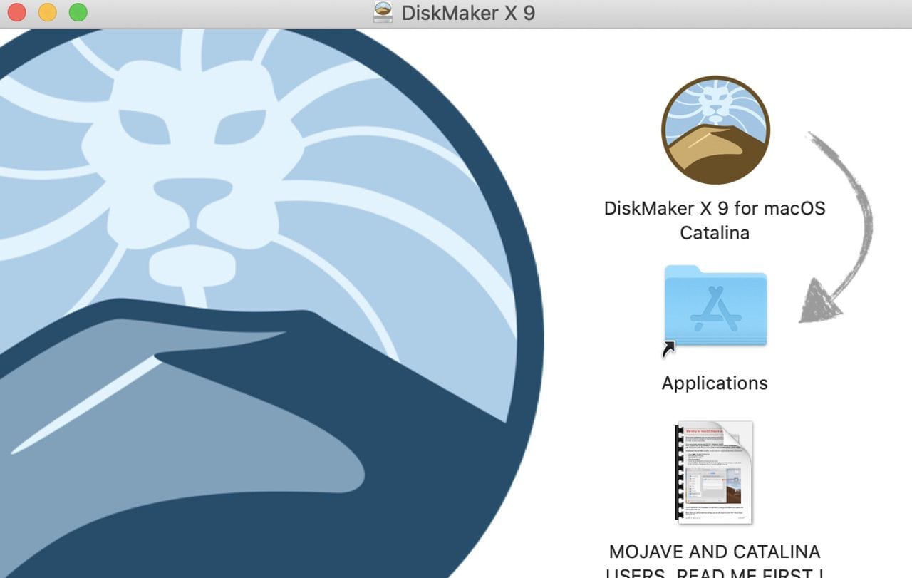 Create Bootable macOS Catalina Install Drive with DiskMaker X 9