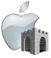 Mac Gatekeeper icon with Apple logo