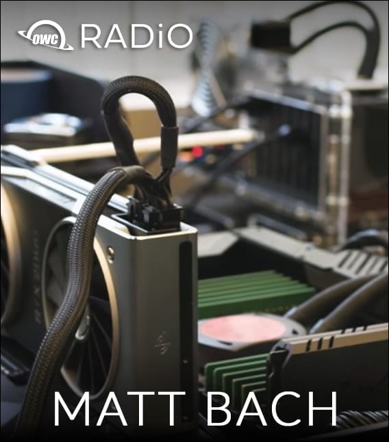 Picture of Computer Build by Matt Bach of Puget Systems with OWC RADiO Logo