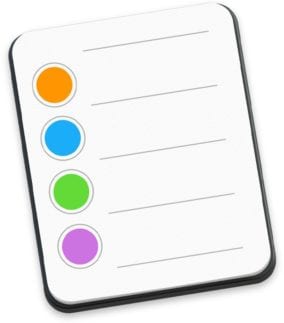 Mac Reminders App icon