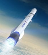 Artist rendering of Blue Origin Rocket