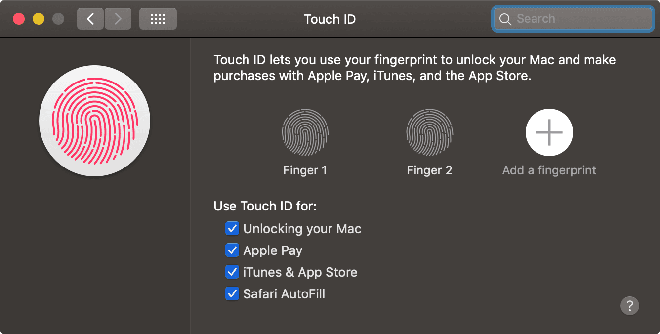 touch id on mac mini