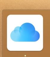 iCloud icon on a Mac Dock