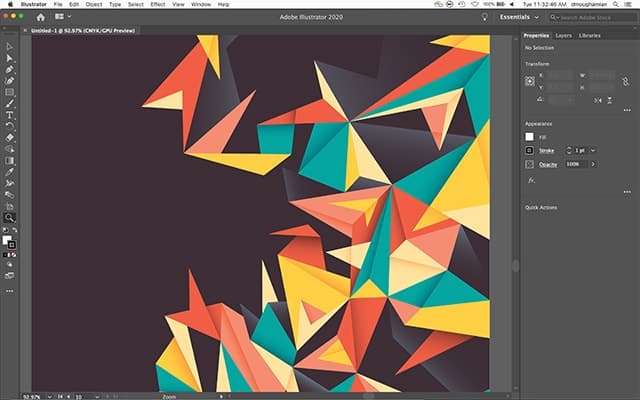 Adobe Illustrator UI