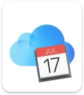 icloud icon with mac calendar app icon