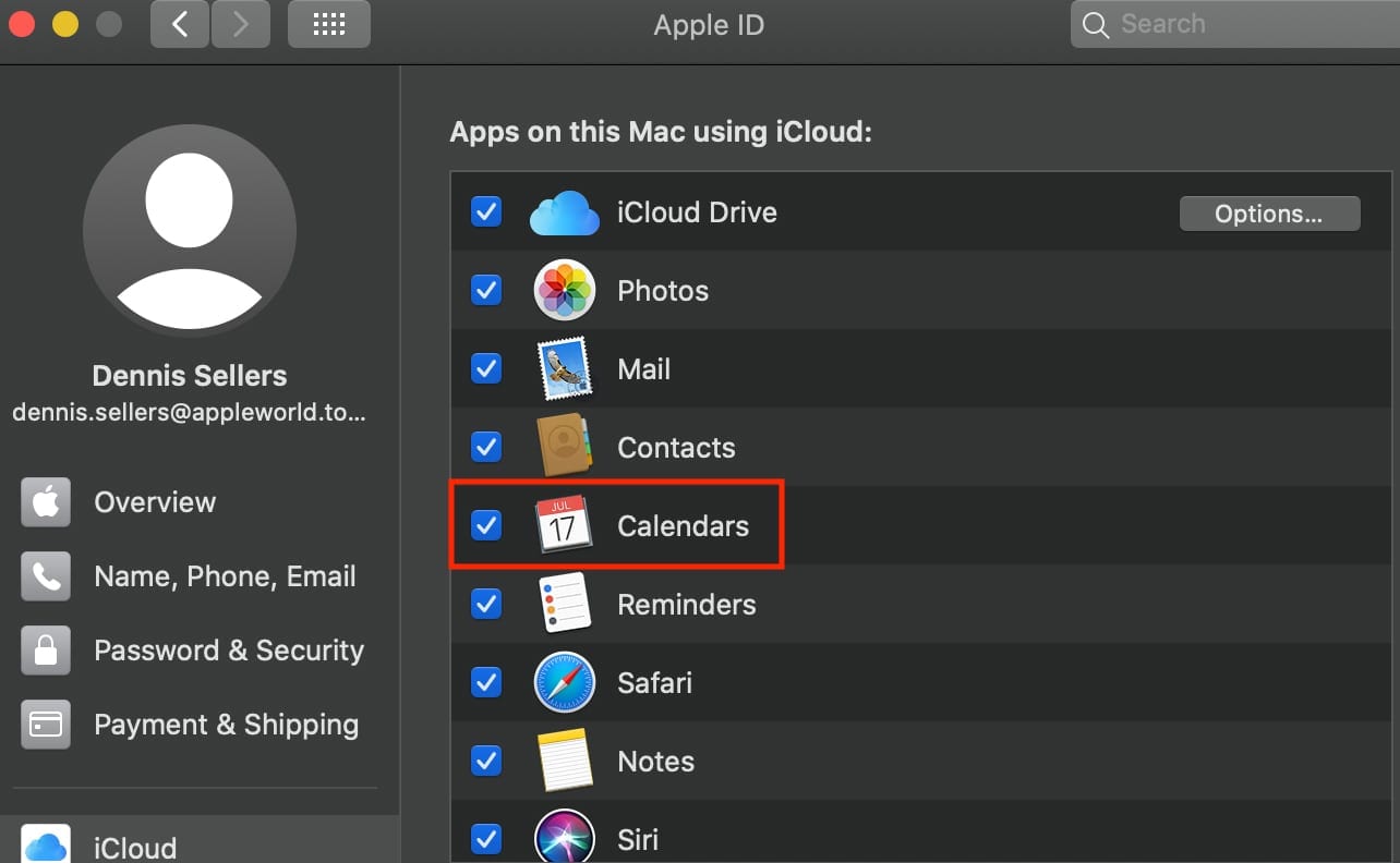 apple server os x ical in google calendars