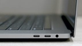 USB-C Ports on a 16-inch macbook pro