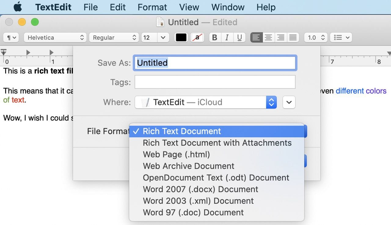 TextEdit User Guide for Mac - Apple Support