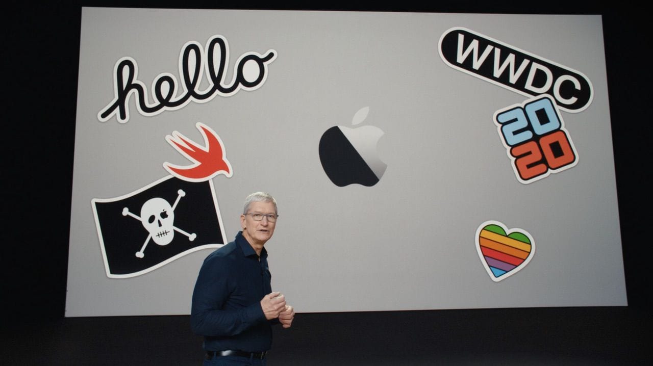 Apple CEO Tim Cook Introduces the WWDC Keynote on June 22, 2020. All photos via Apple.com