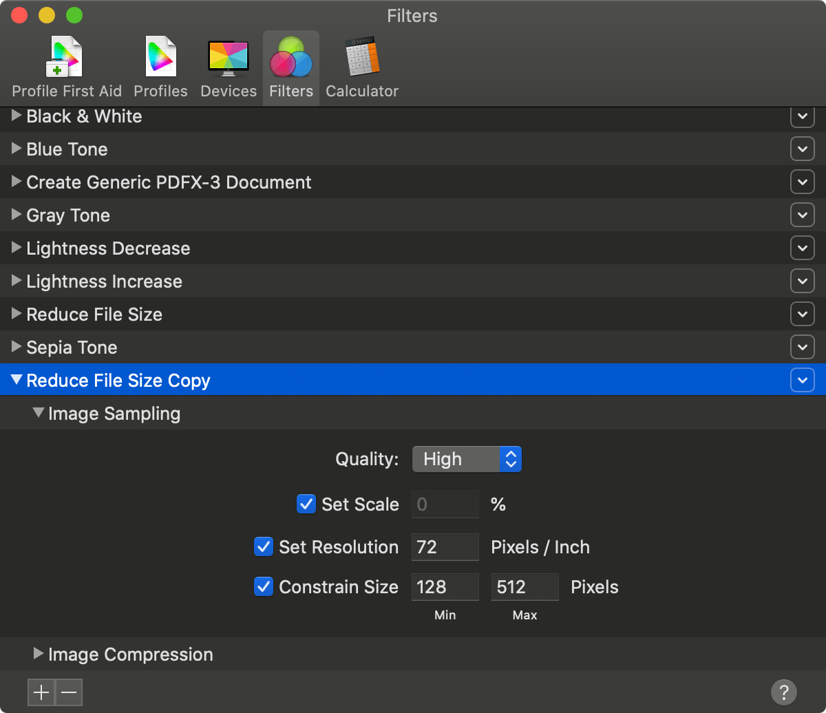 File size clearance utility