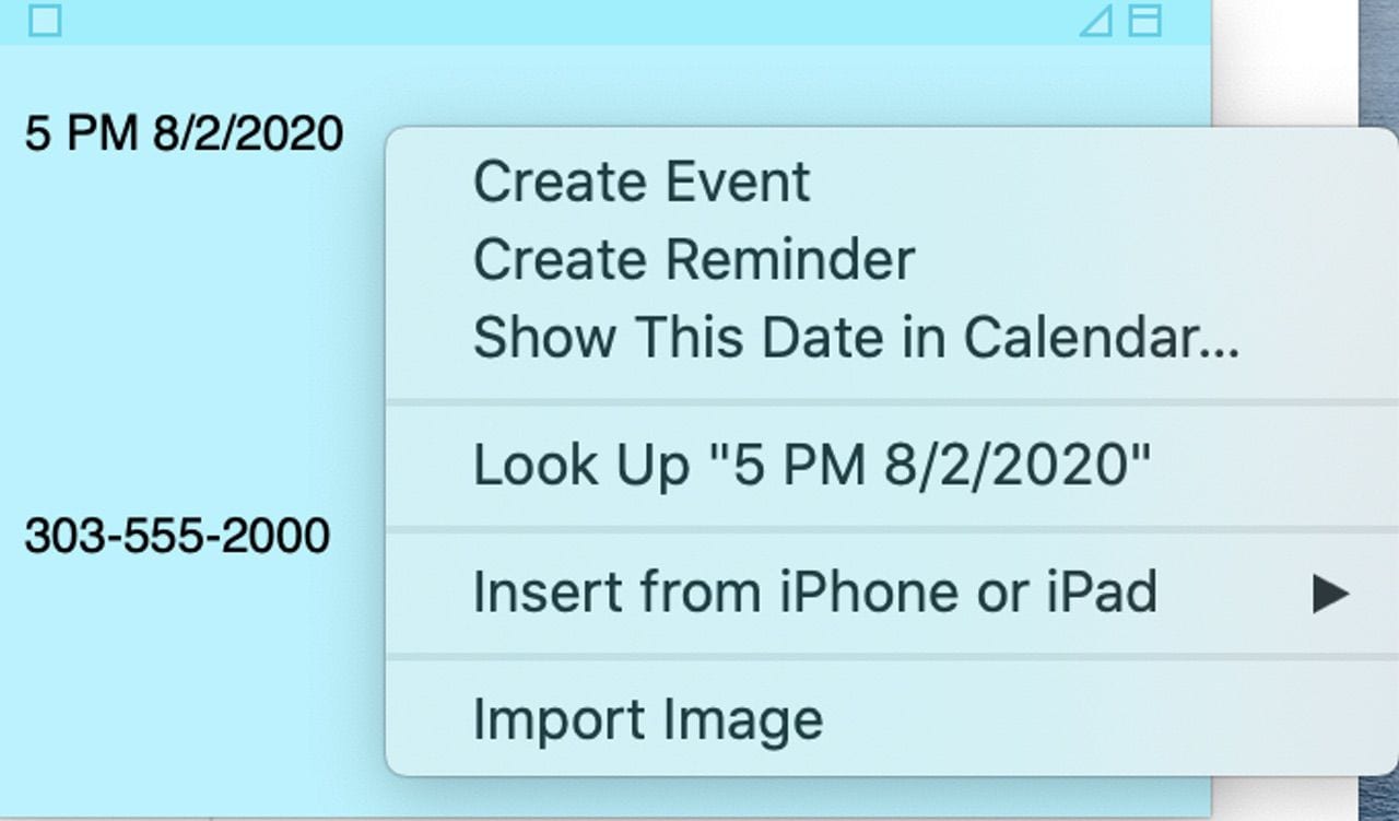 How to create and format lists in Stickies for Mac