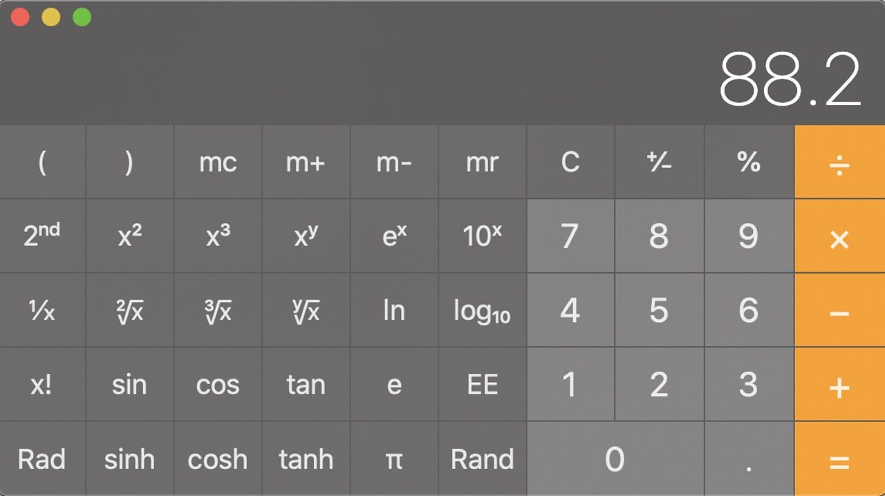 Need scientific functions on your calculator? They're available!