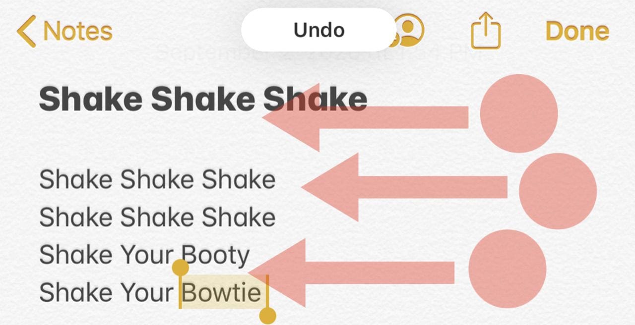 Stop Shaking! Replace "Shake to Undo" with a 3-Finger Swipe