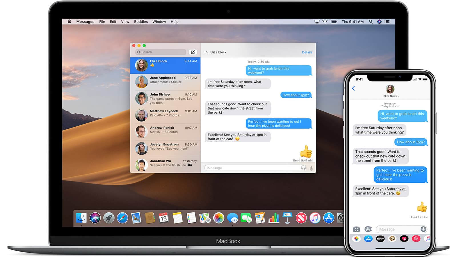 put a photo on messenger for mac desktop