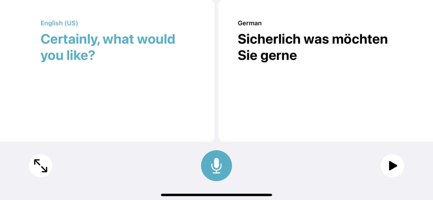 Translator can determine which language is being spoken in Conversation Mode.