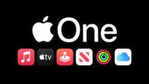 Apple One logo with included apps