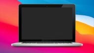 2013 MacBook Pro on Big Sur wallpaper with black screen