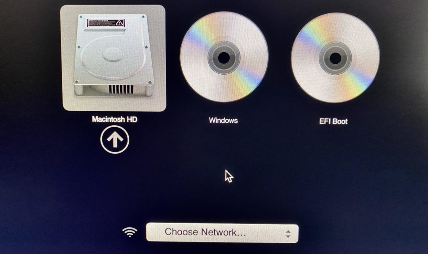  Select EFI Boot to begin installing Ubuntu Linux from the Install DVD