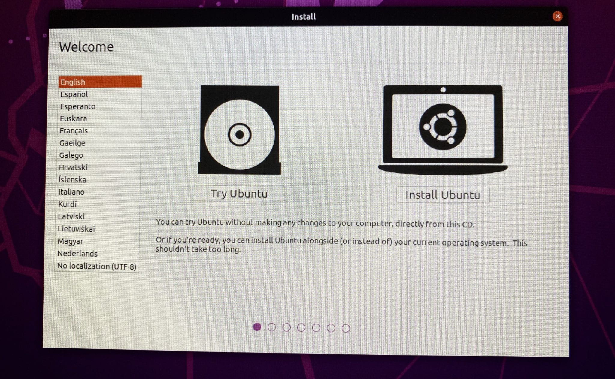 installing ubuntu on a mac mini