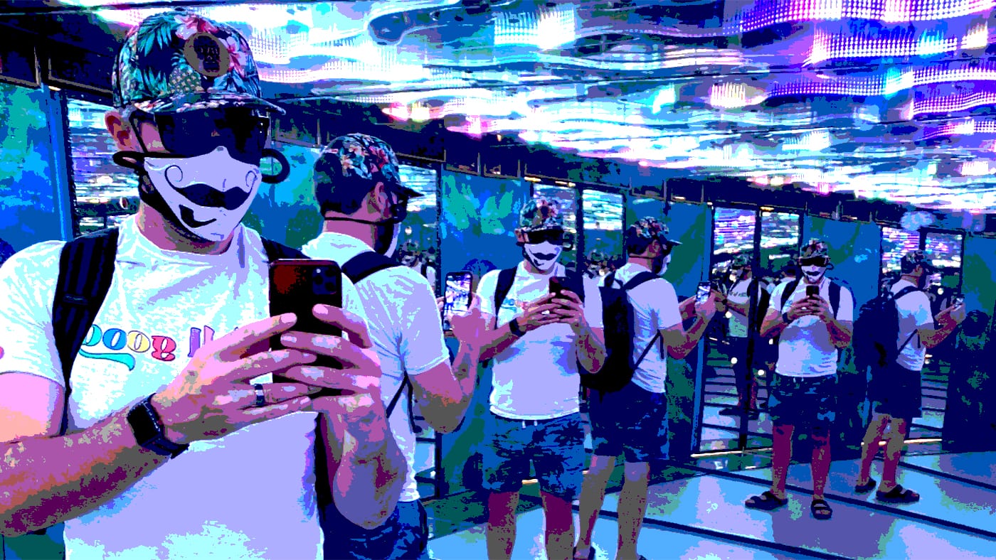Posterized photo of Brent Bushnell VR Gaming
