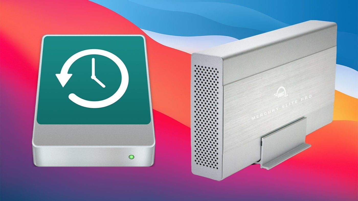 change mac drive icon - time machine, owc mercury elite pro