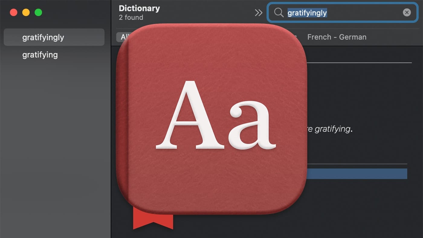 macOS Dictionary
