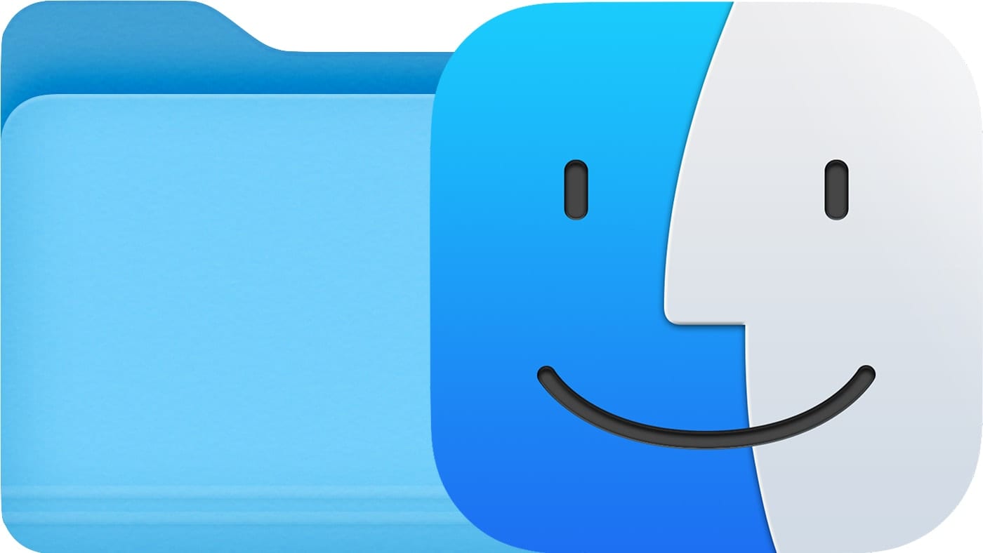 macOS Big Sur Finder icon on top of a Folder icon